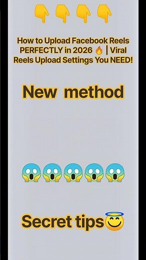 How to Upload Facebook Reels PERFECTLY in 2026 🔥 | Viral Reels Upload Settings You NEED!