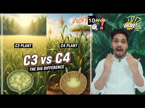 C3 vs C4 Pathway Explained | Photosynthesis Made Easy | NEET