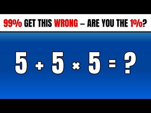 Only 1 in 10 People Can Solve These 30 Math Questions! 🧠➗✅