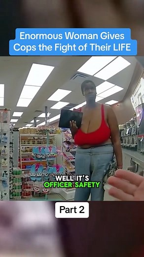 Massive Confrontation at Gas Station: Woman Overpowers Multiple Officers in Shocking Bodycam Video Watch full video in the first comment! | Audit Eye