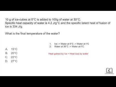 Specific Heat Capacity and Latent Heat Calculations