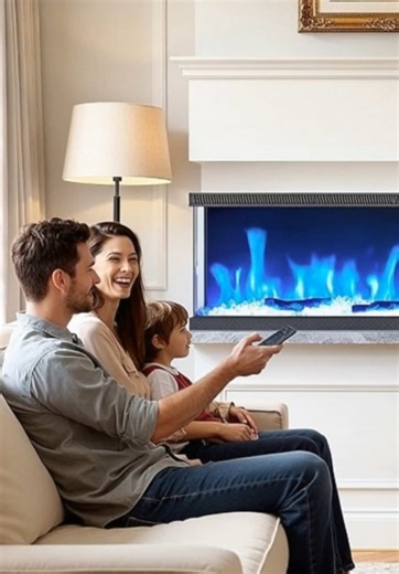 CHALEUR & STYLE PARTOUT, QUAND TU VEUX 🔥🏡 Cette cheminée électrique design est l’alliée parfaite pour créer une ambiance cosy et élégante, dans ton salon comme dans n’importe quelle pièce ✨🛋️ ✅ Effet flamme 3D ultra réaliste ✅ 12 couleurs de flammes personnalisables ✅ Chauffage puissant 900W / 1800W ✅ Télécommande, thermostat & minuterie intégrés Le combo parfait entre déco moderne et confort absolu ❄️➡️🔥 ⸻ #HomeDecor #AmbianceCosy #TikTokMadeMeBuyIt #MaisonModerne #décointérieure