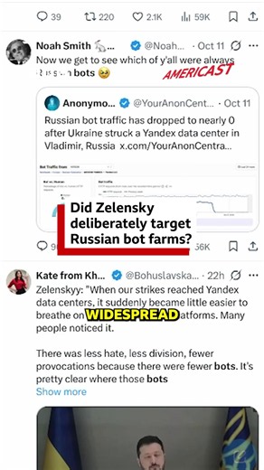 Did Ukrainian President Volodymyr Zelensky deliberately target Russian bot farms ahead of the US midterm elections? Russian tech company Yandex has been forced to pause its operations at a data centre near Moscow after a Ukrainian strike damaged the facility. #Americast #Ukraine #Russia #Zelensky