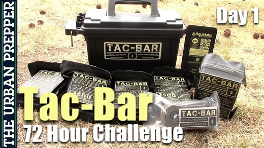Tac-Bar Survival Challenge: Day 1 of 72-Hour Food Test