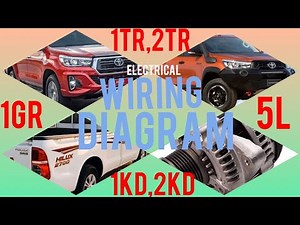 Charging system wiring diagram toyota HILUX And Haice