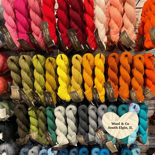 Cascade 220® Sport, in every color at Wool & Co, is 100% Peruvian Highland Wool. Visit this sport-weight yarn, which is ideal for colorwork! 😊🧶 #localyarnstore #cascadeyarns #knitting #crocheting | Cascade Yarns