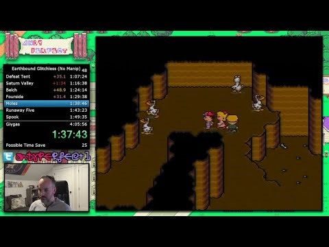 Earthbound Glitchless (No manipulation) speedrun done in 4:05:26
