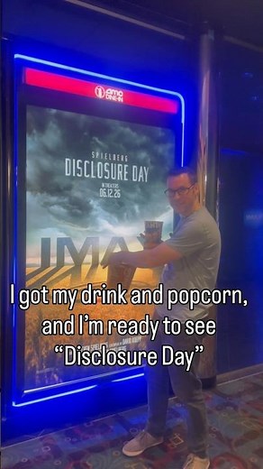 Ready to see “Disclosure Day” in IMAX #disclosureday #imax #amctheaters