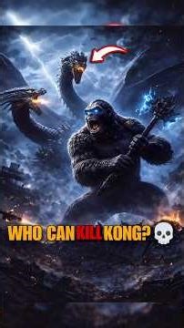 Every Monster Tried to Kill Kong… They All Failed! 😱 #shorts #shortvideo #godzilla #kong