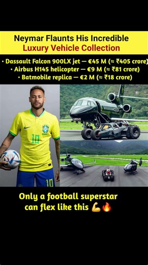 Neymar Flaunts His Jaw-Dropping Luxury Car Collection 🚗✨