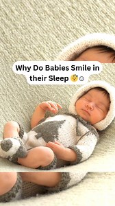 204K views · 1.9K reactions | Why do babies smile in their sleep? ✨...