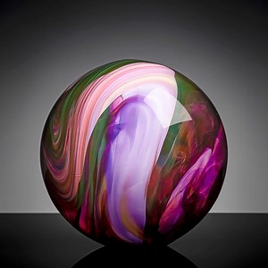 Second Quality - Electric Flamingo Jupiter Ball #1065 - Etsy