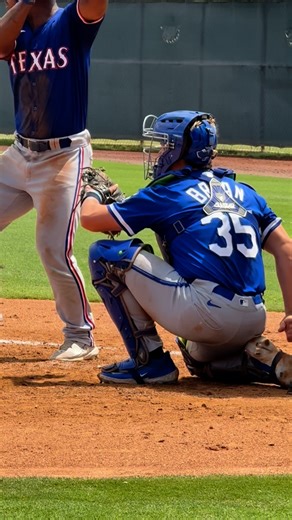 Troy Collins on Instagram: "Kansas City Royals 2025 8th round MLB draft pick catcher Brooks Bryan behind the dish against the Texas Rangers. #kansascityroyals #royalsbaseball #catcher #catchers #2025mlbdraftpick #baseballseason #baseballvideos"