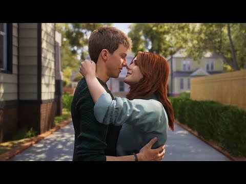 Spider-Man 2 - All Mary Jane Cutscenes - The Love Story of Peter and MJ Full