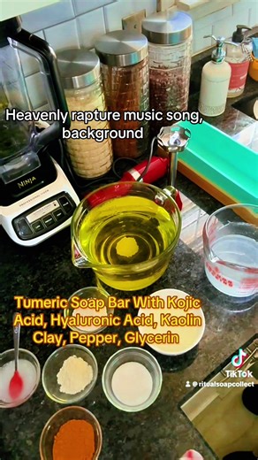 Dark spots and brightening Soap handmade from scratch. My formulation. Many people make it but I formulated with the said ingredients mentioned in the video. I wanted to provide moisture with the glycerin. Kojic acid for brightening of the skin. This soap is formulated for use in your body not the face. PH balanced too. This soap was made to sell it, reason why I did not include specific measurements of ingredients. Definitely for an advanced soap maker. If you like me to see me make some Spirit