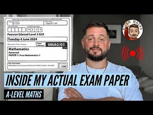 Reviewing my 2024 A-Level Maths Exam Script [Bicen Maths Live 📹] 💯