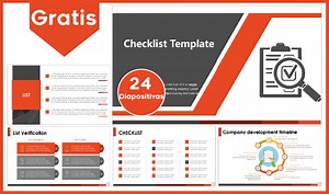 Plantilla Powerpoint de Lista de Verificación - Plantillas Power Point gratis