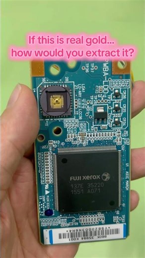 Is There REAL Gold on This Circuit Board? 💰 How Would You Extract It?
