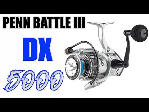 Penn BTLIII5000DX Battle III DX Spinning Reel Review | J&H Tackle