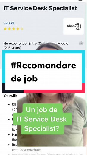 IT Service Desk Specialist - Recommended Job at VidaXL
