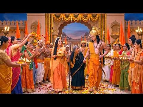 सिया राम ने मंथरा का हाथ पकड़ जब अयोध्या में प्रवेश किया | Siya Ram Katha | Manthra aur Ram Katha |