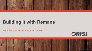 Building it with Remans webinar