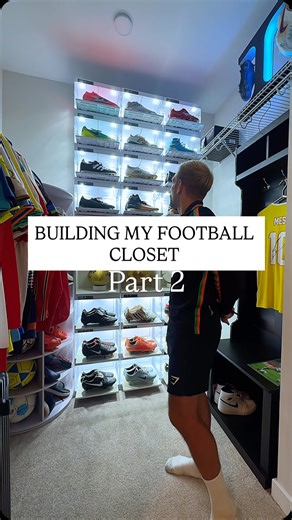 Just listen🛠️🧰🪟🔐😅 VAULT mark ii - follow for mark iii upgrades 😆 you can find all of the items in my bio 🤙 #asmr #diy #football #soccer #closets #mensstyle #footballislife #classicfootballboots #classicsoccercleats #soccerjerseys | DJ Diveny