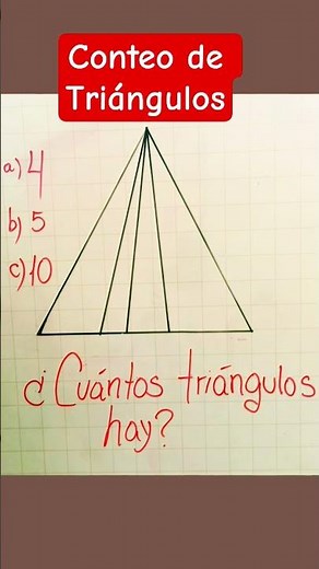 Conteo de Triángulos #matematicas