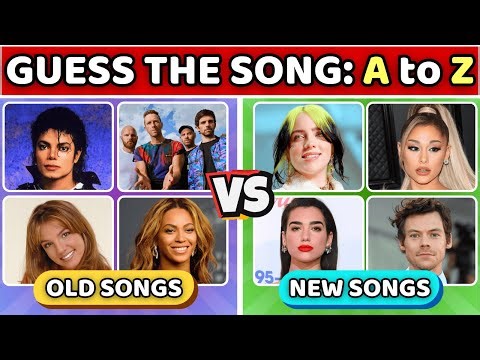 Guess the Song in 3 Seconds 🎵 A–Z Music Quiz (Old vs New Hits)