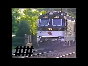 New Jersey Transit ALP-44s Filmed in 1997 by Super Trains