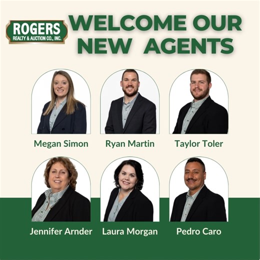 Rogers Realty and Auction has added a few new team members recently. We want to welcome, Laura Morgan, Ryan Martin, Megan Simon, Taylor Toler, Jennifer Arnder and Pedro Caro to our Rogers Realty family. Each one are licensed real estate agents and Taylor is also a licensed auctioneer! #rogersrealtyandauction #newagents #newteammember #ncrealestate #virginiarealestate #realtors #surrycounty #homebuying #homeselling #listingagent #sellingagent | Rogers Realty & Auction Company, Inc.
