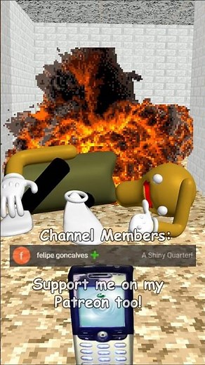 I made The Test EXPLODE! 💥😔 #baldi #funny #memes #animation