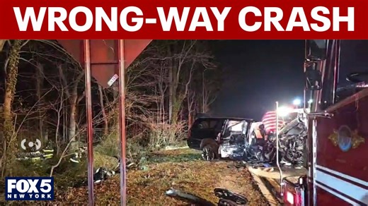 2 killed, 10 injured in wrong-way crash on Southern State Parkway