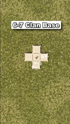 6-7man CLAN base design in #rust #rustbase #gaming #rustshorts #rustconsole