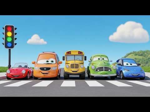 Vroom Vroom Fast and Slow Cars | Opposites Song for Kids