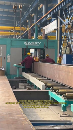 Manually assembling box girders is time-consuming, labor-intensive, and inefficient.