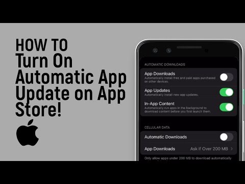 How to Turn On Automatic App Update on App Store [easy]
