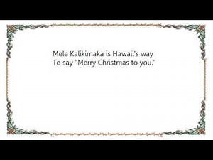 KT Tunstall - Mele Kalikimaka Christmas in Hawaii Lyrics