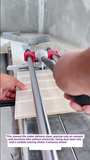 This Manual Tile Cutter Makes Perfect Cuts Every Time | Satisfying Tile Cutting Tool