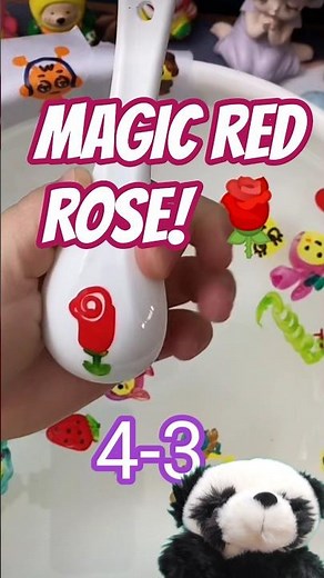Watch this beautiful rose float off the spoon