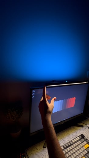 This Monitor Light Bar Changed My Desk | Ruqma Review #desksetup #monitorlightbar #tech