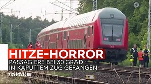 In Berlin-Köpenick ist am Wochenende ein defekter Regionalzug liegengeblieben – bei Temperaturen von bis zu 30 Grad. Fahrgäste mussten in der Hitze ohne Klimaanlage im Zug ausharren. Augenzeugen berichten, dass einige Passagiere kollabierten. | Brisant