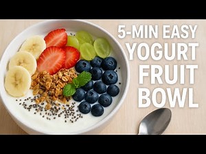 Easy Yogurt Fruit Bowl Recipe | Healthy Morning Breakfast | No Cook Recipe#roshninandi #petshub
