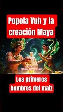 El origen del pueblo maya: hombres creados del maíz sagrado #mito #historia#creacion #dioses