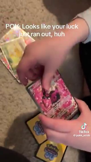 This is what Pokemon is about ❤️ Youngster created a memory that will last a lifetime. No adults screaming about value, no taking the cards away to put them in a sleeve and toploader, just a kid and her cards making memories.🎥: poke_scrub on TikTok