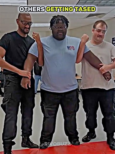Others getting tased VS Last one #edit #military #shorts