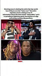 Has Lil Wayne Taken Over Jay-Z’s Legendary Music Catalog?! 😱🎵#fyp #ytshorts