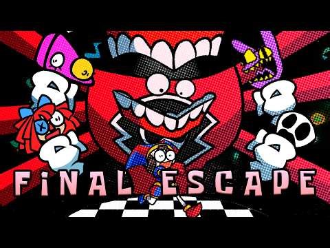 FNF FINAL ESCAPE – TADC MIX [VISUALIZER] | Caine vs The Humans | MoonFX_