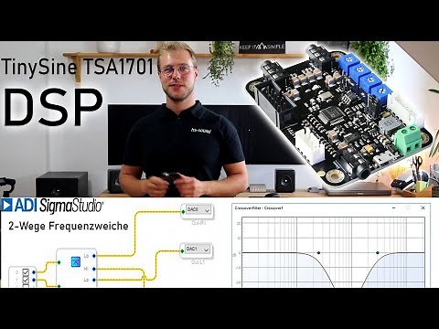 TinySine TSA 1701 DSP Board ADAU1701 + USBi | Anleitung, Anschluss & Programmieren mit SigmaStudio