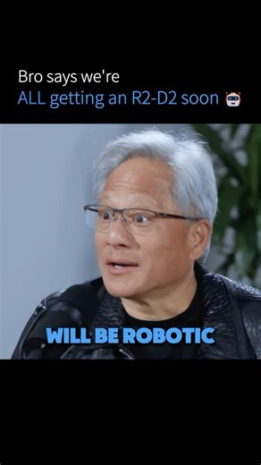Your own R2-D2 is coming! 🤯🤖 Jensen Huang on the Humanoid Robot era #nvidia #robotics #shorts